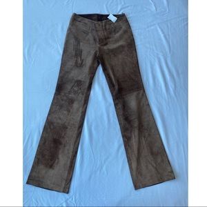 GUCCI Suede Pants - IT 42/ US 6 - Authentic - Vtg